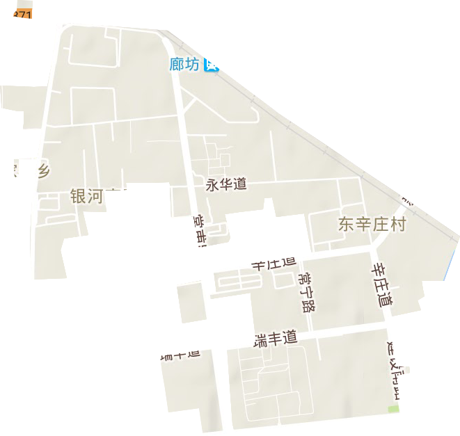 银河南路街道地形地图