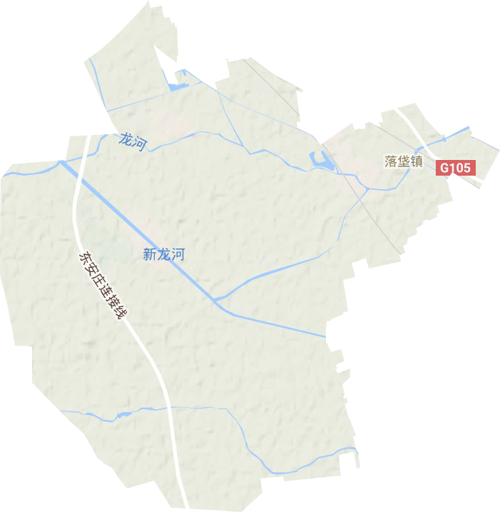 落垡镇地形地图