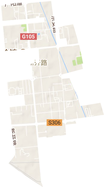 新开路街道地形地图
