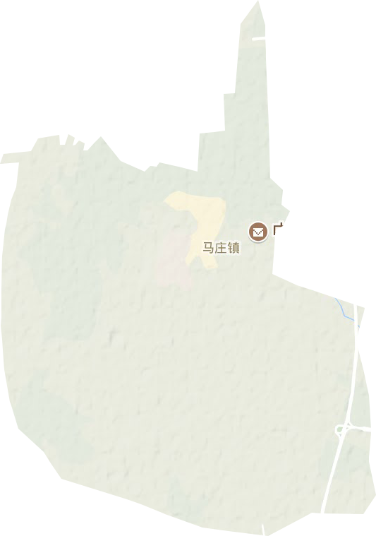 马庄镇地形地图