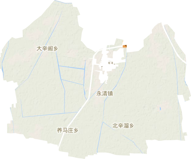 永清镇地形地图