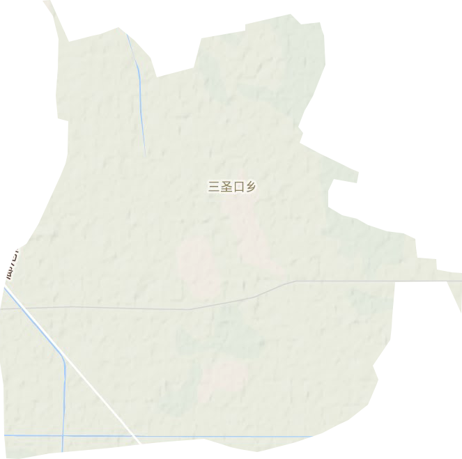 三圣口乡地形地图