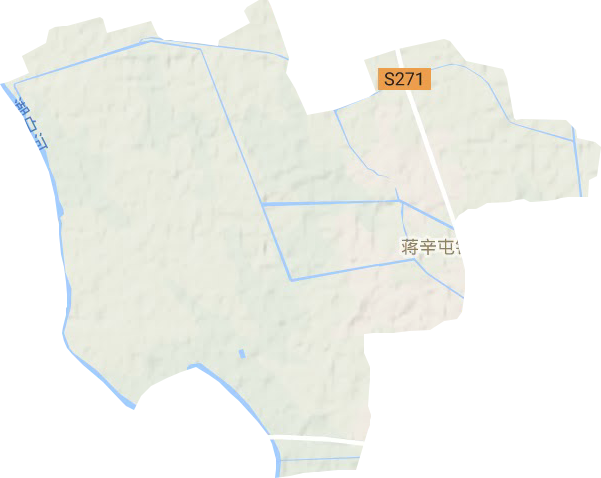 蒋辛屯镇地形地图