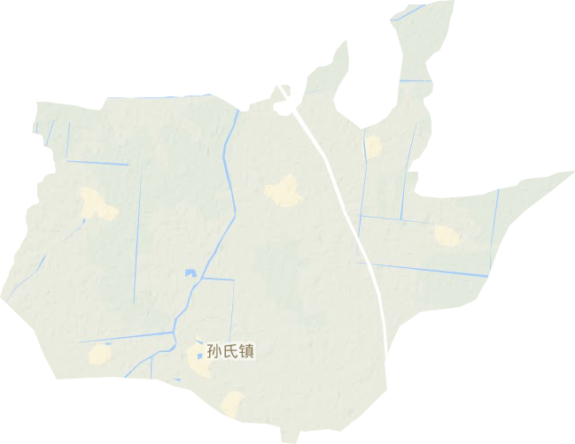 孙氏镇地形地图