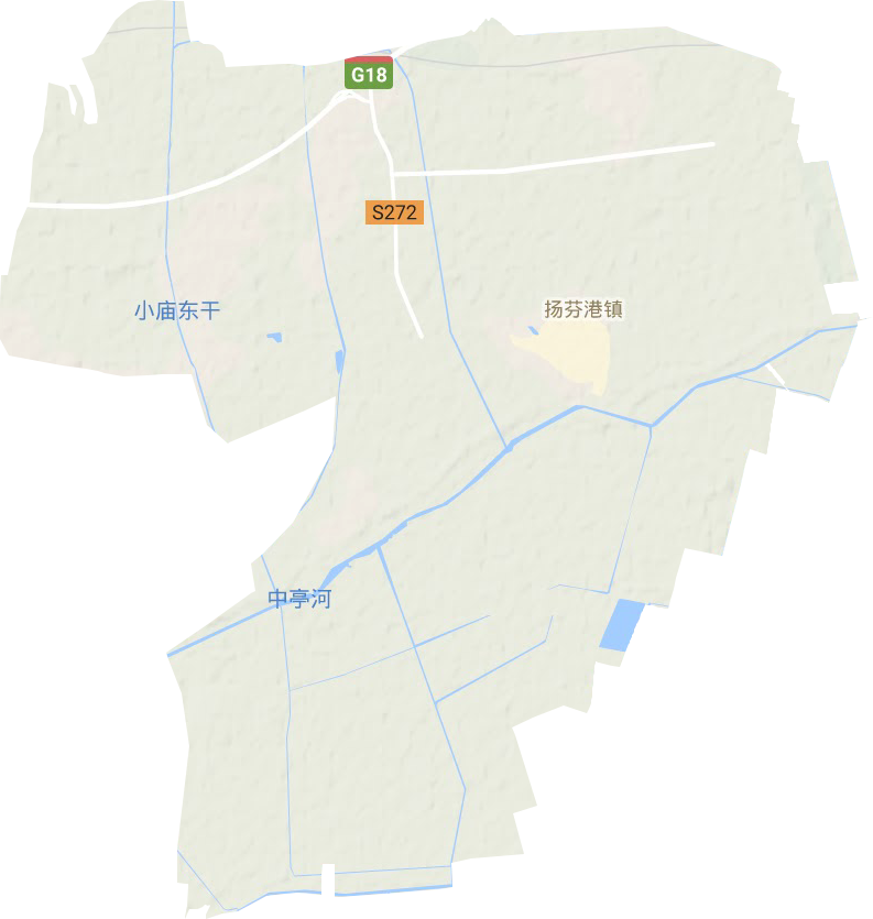 杨芬港镇地形地图