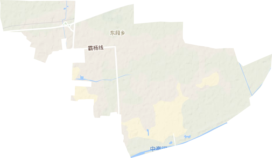 东段乡地形地图