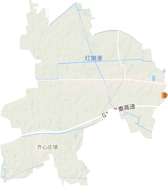 齐心庄镇地形地图