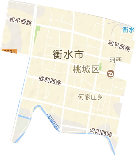 中华街道地形地图