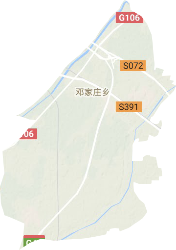 邓庄镇地形地图