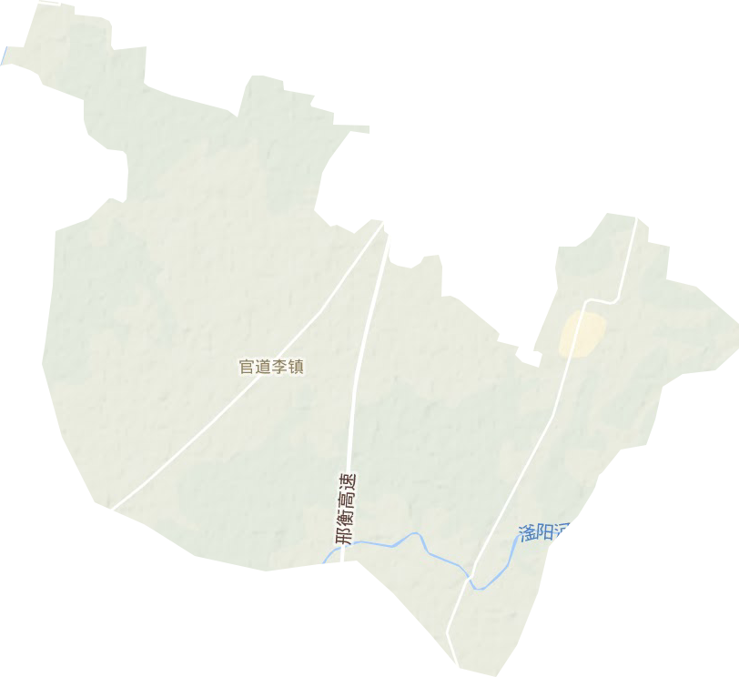 官道李镇地形地图