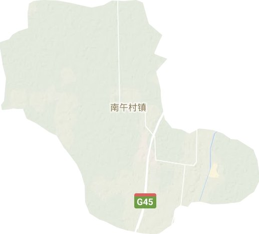 南午村镇地形地图