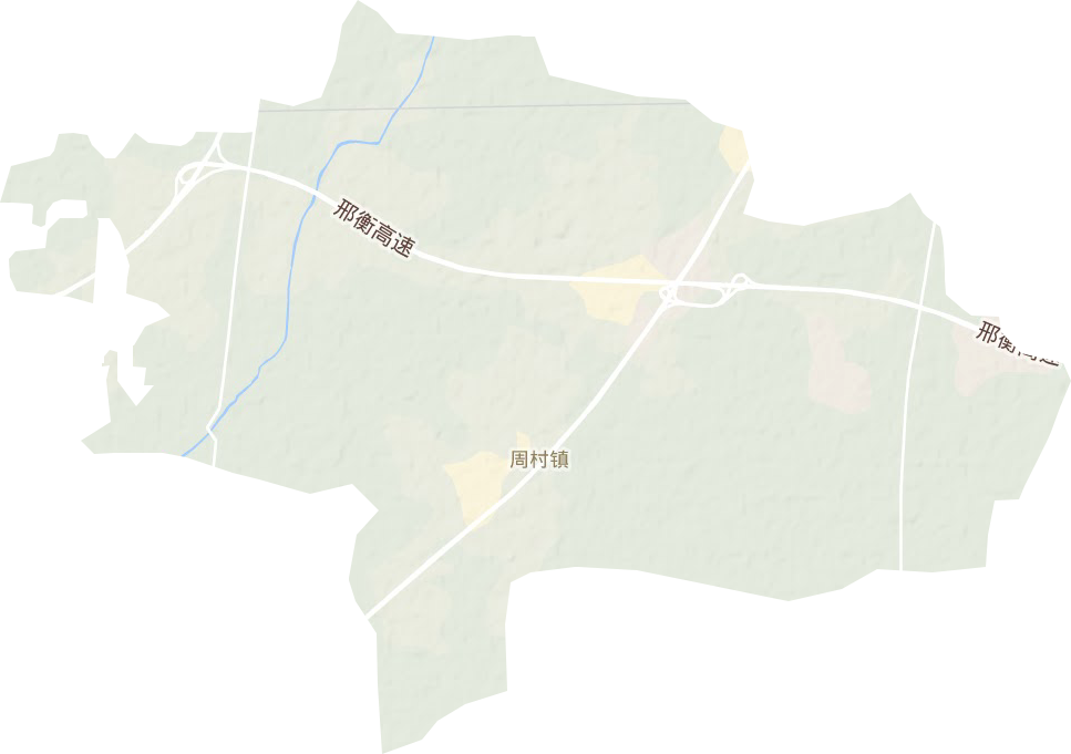 周村镇地形地图