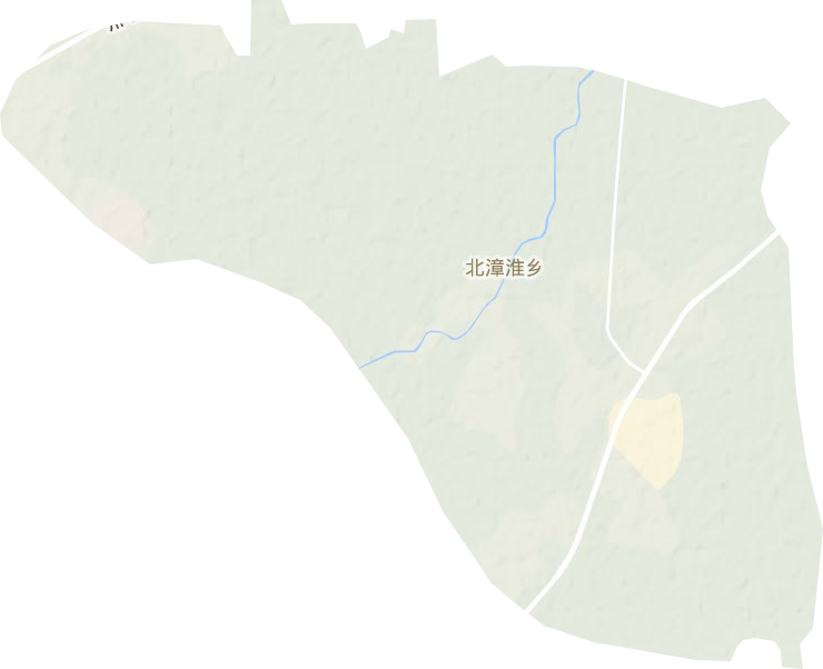 北漳淮乡地形地图