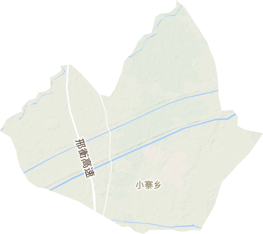 小寨乡地形地图