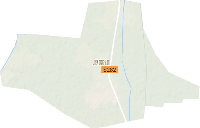 恩察镇地形地图