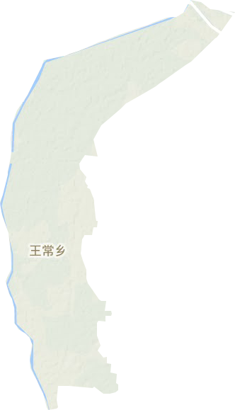 王常乡地形地图
