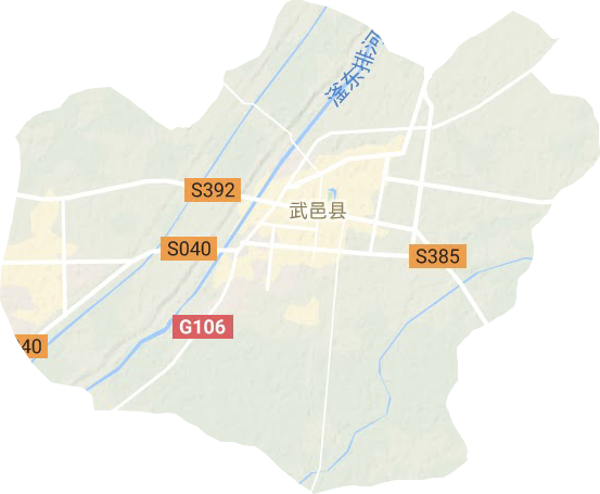 武邑镇地形地图