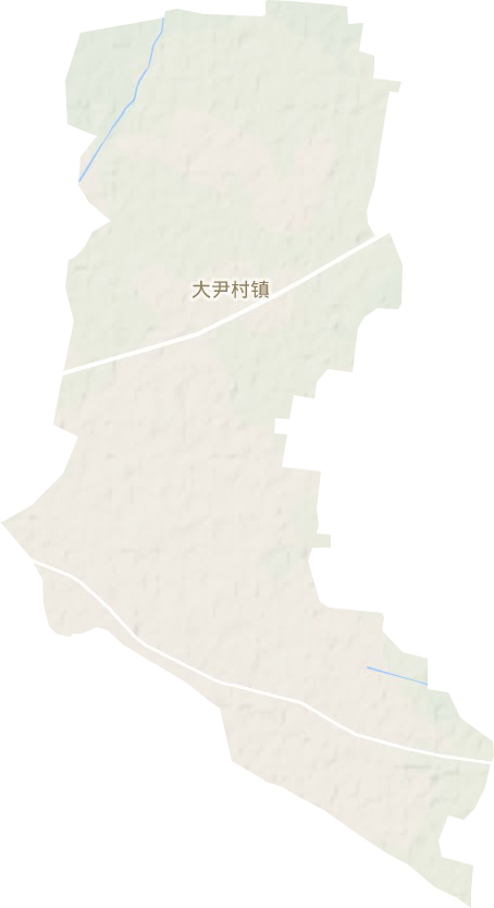 大尹村镇地形地图