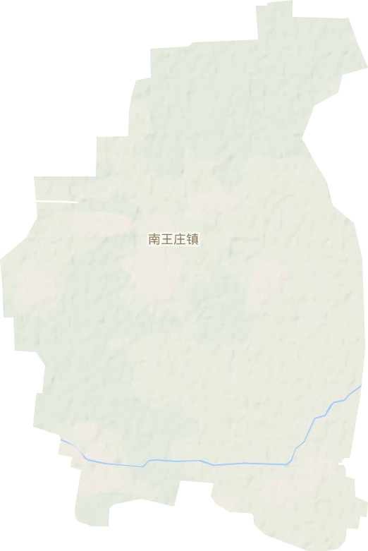 南王庄镇地形地图