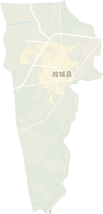郑口镇地形地图