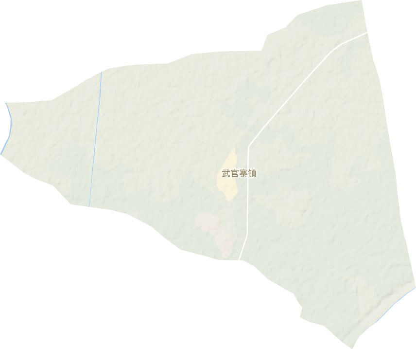 武官寨镇地形地图