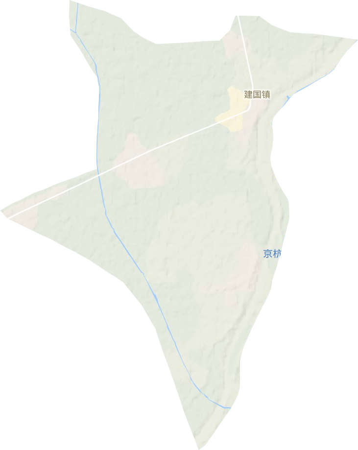 建国镇地形地图