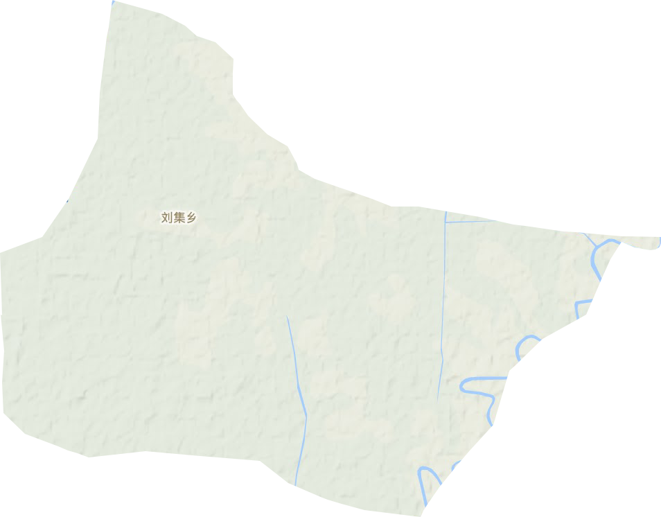 刘集乡地形地图