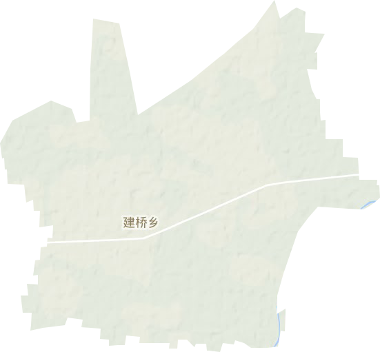 建桥乡地形地图