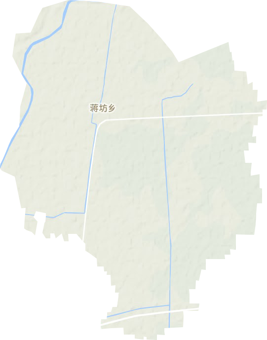 蒋坊乡地形地图
