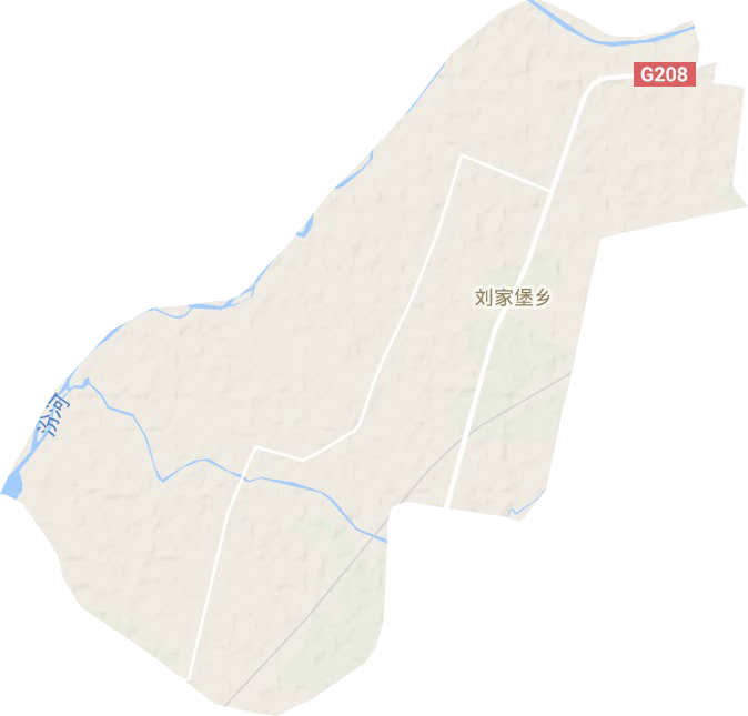 刘家堡乡地形地图