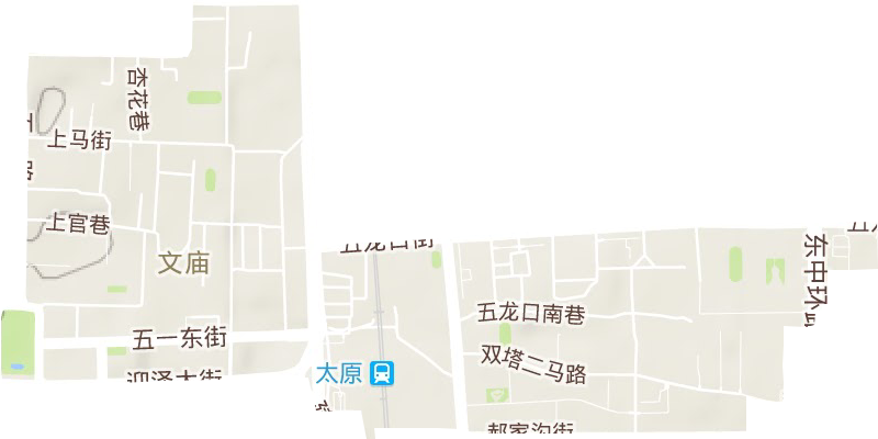 文庙街道地形地图