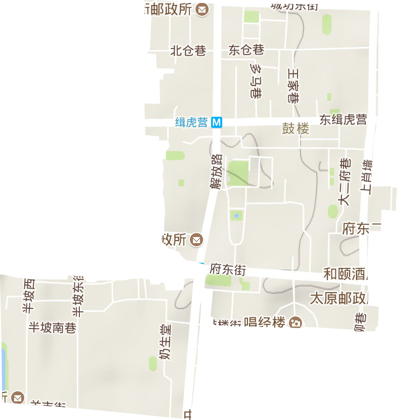 鼓楼街道地形地图