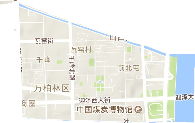 千峰街道地形地图