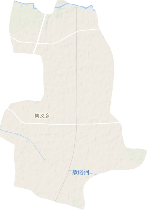 集义乡地形地图