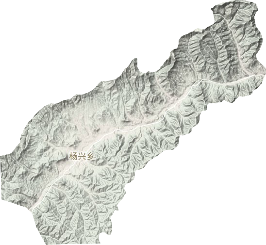 杨兴乡地形地图