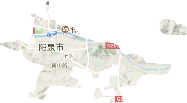 城区地形地图