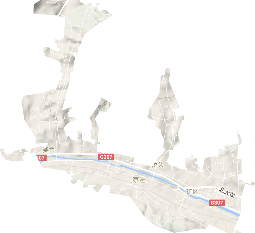 矿区地形地图
