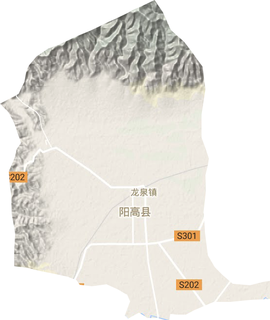龙泉镇地形地图
