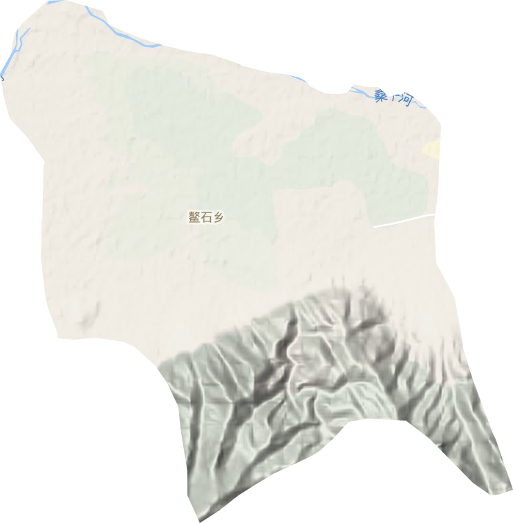 鳌石乡地形地图