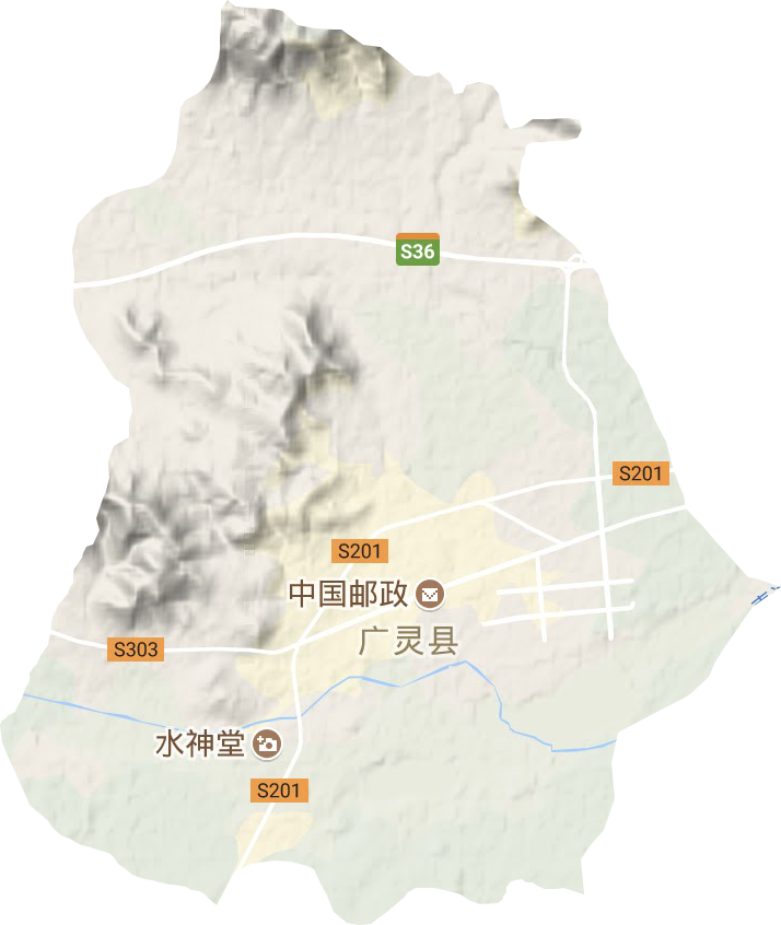 壶泉镇地形地图