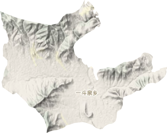 一斗泉乡地形地图