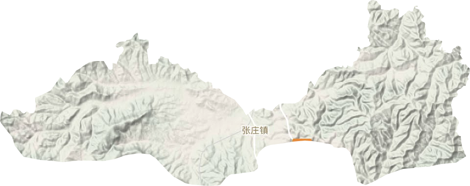张庄镇地形地图