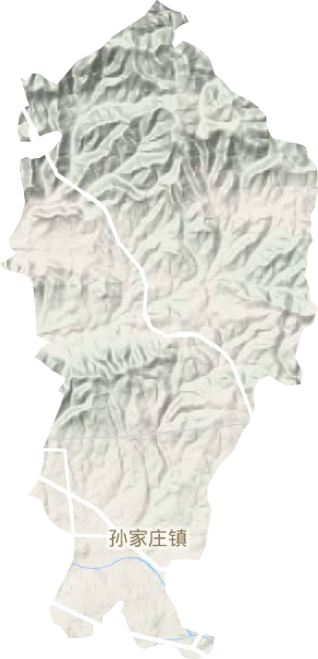孙家庄镇地形地图