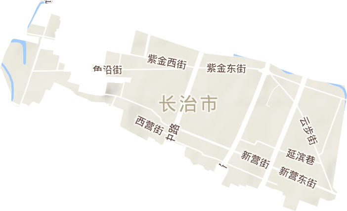 紫金街街道地形地图