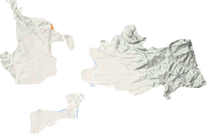 古韩镇地形地图