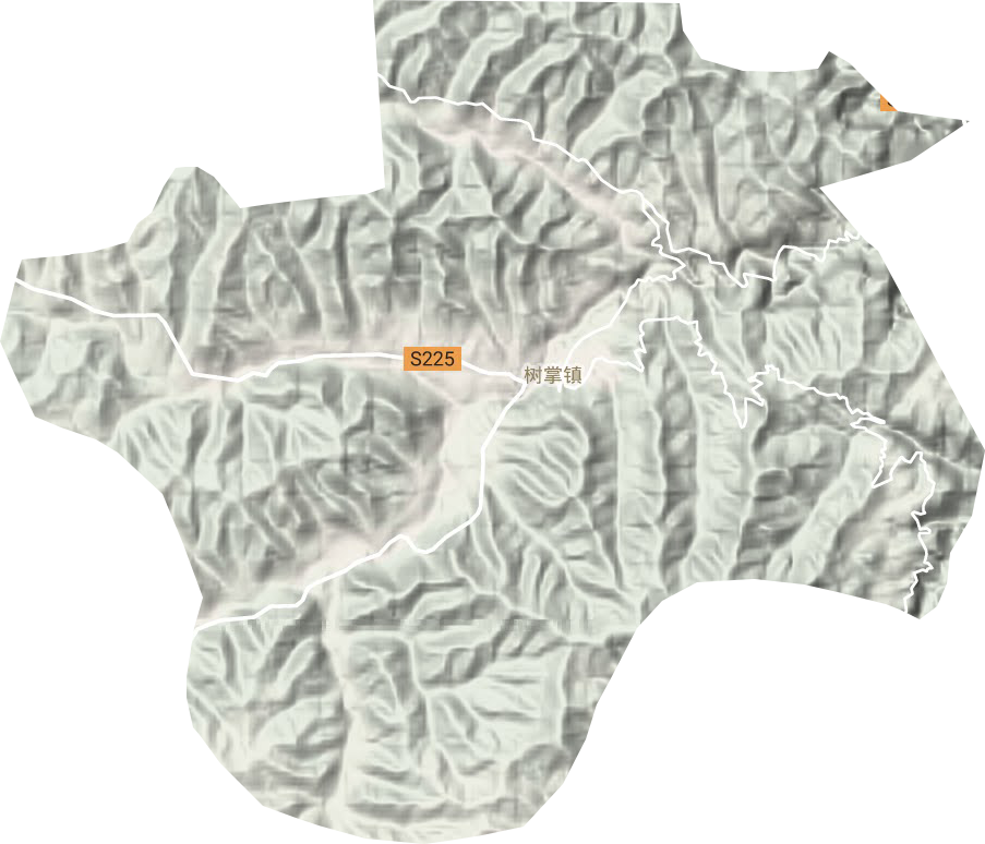 树掌镇地形地图