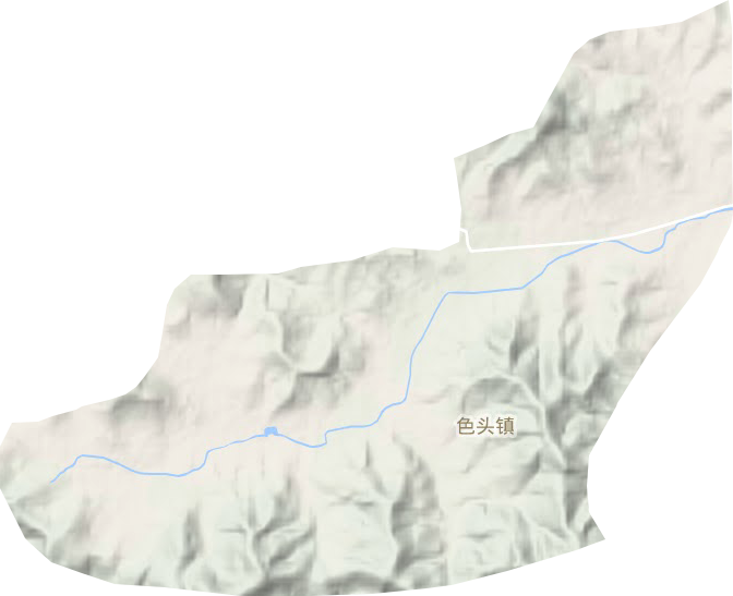 色头镇地形地图