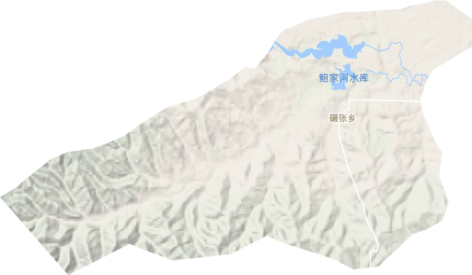 碾张乡地形地图