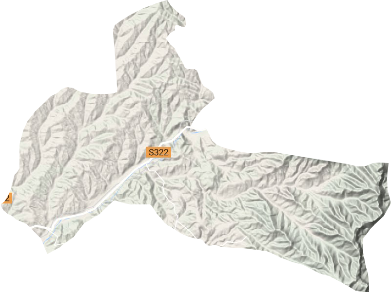 蟠龙镇地形地图
