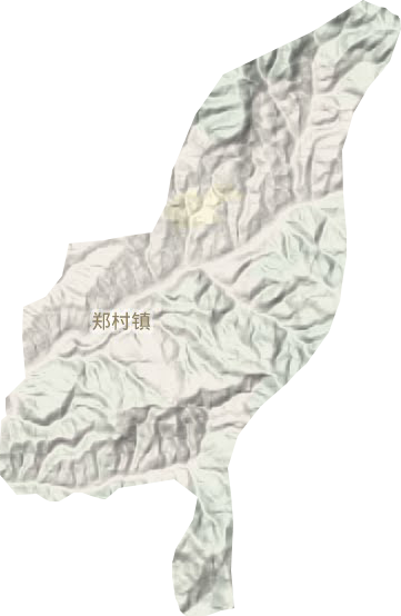 郑村镇地形地图